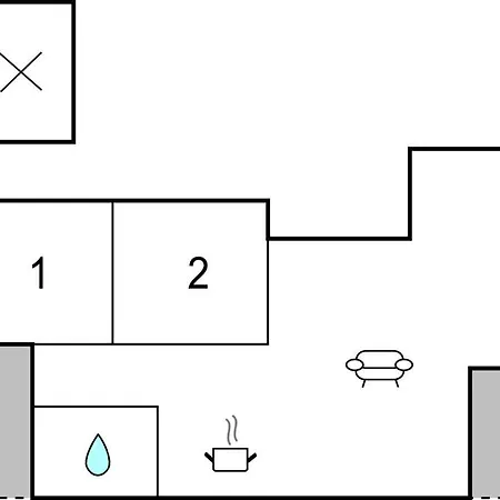 2 Bedroom Front In Sjolund